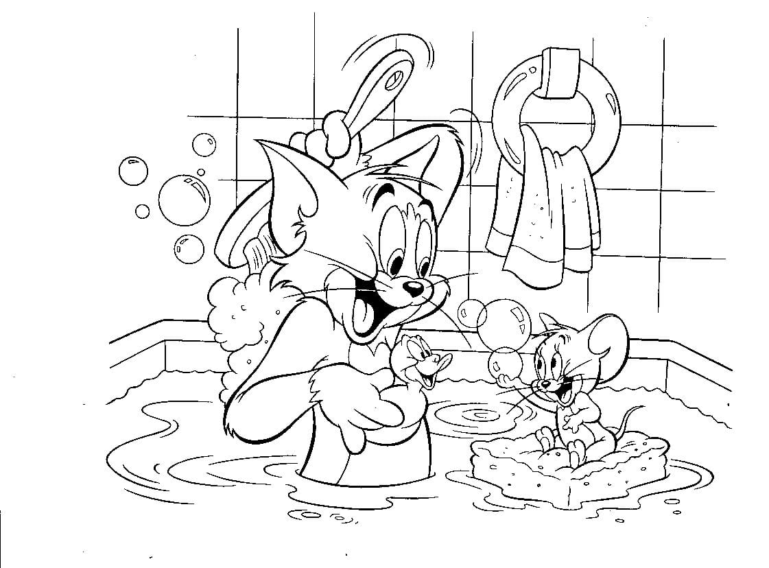 Tom E Jerry â Desenhos Para Colorir â Tom And Jerry No Jogos Online Wx